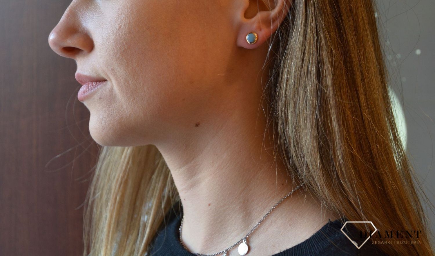 Piękne, delikatne kolczyki MELANO Friends JEANS BLUE. Kolczyki Damskie w Sklepie z Biżuterią zegarki-diament.pl.Piękne i Eleganckie kolczyki dla Kobiet.Darmowa wysyłka..jpg